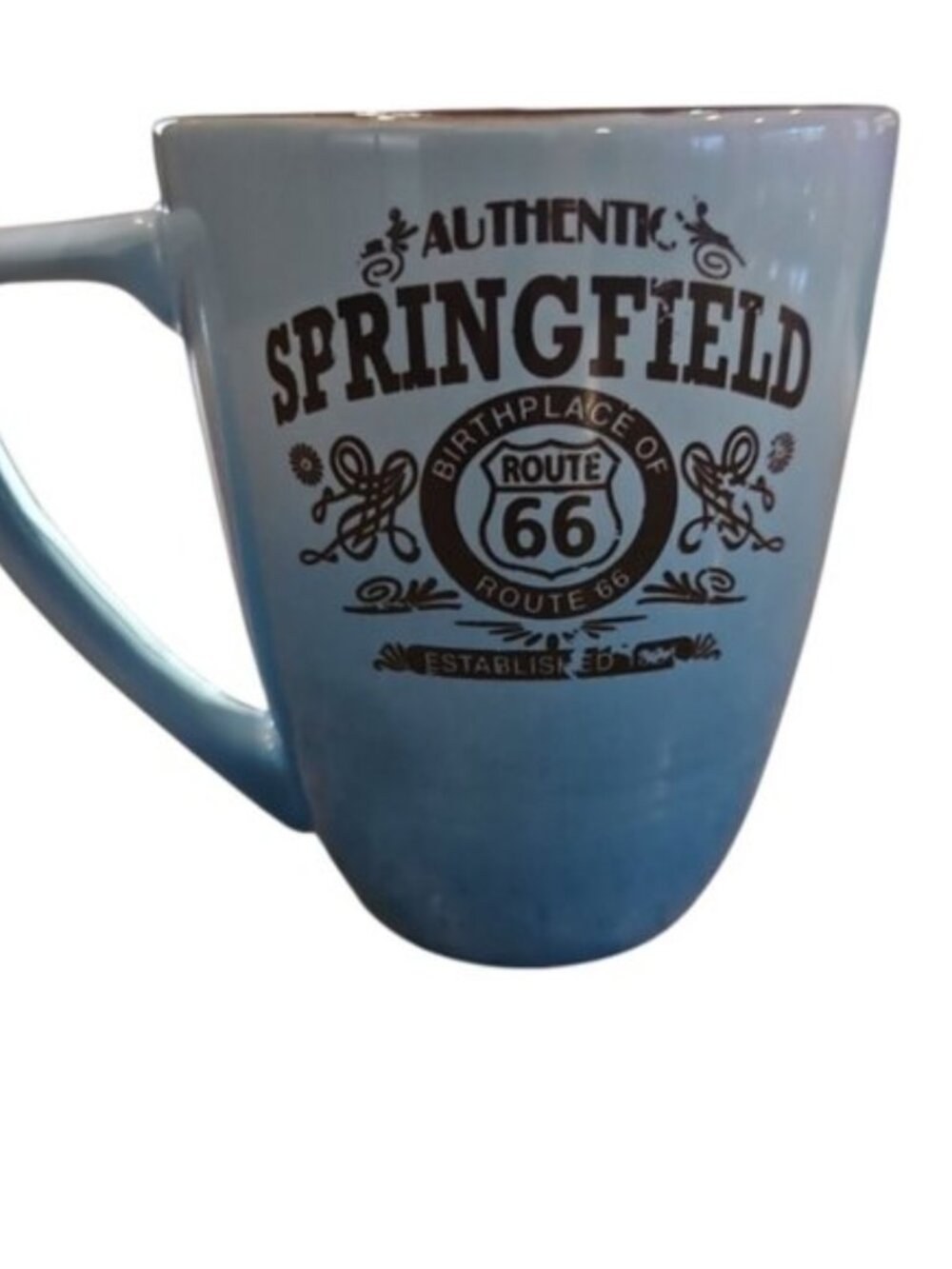 12 oz. Blue Ombre Route 66 Springfield Coffee Mug